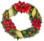 Christmas wreath gif